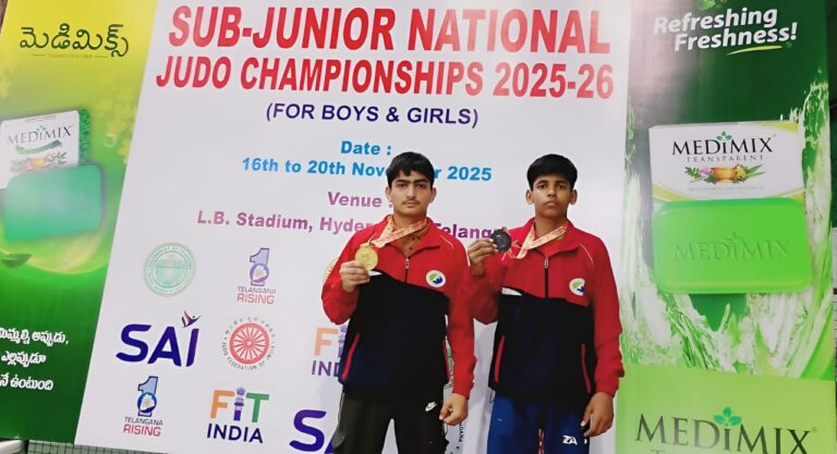 शिवपुरी के जूडो खिलाड़ियों ने जीते राष्ट्रीय प्रतियोगिता में पदक