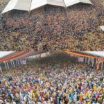 शिवपुरी शहर में 168 घंटे तक रात को भी रहे दिन जैसे नजारे, भीड़ के साथ नेताओं ने भी दर्ज कराई आमद