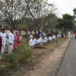 पौधे लगाकर मनाई आईटीबीपी कैंपस में मनाई बसंत पंचमी