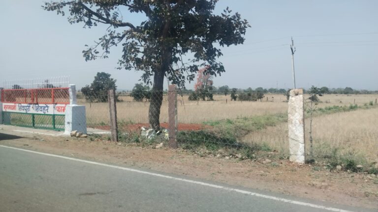 सतनबाड़ा-नरवर रोड पर सड़क के शोल्डर तक किया कब्जा करने से हादसों का खतरा